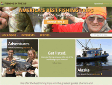 Tablet Screenshot of fishingintheus.com